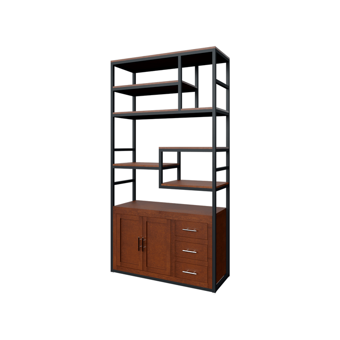 Librero San Francisco Con Credenza