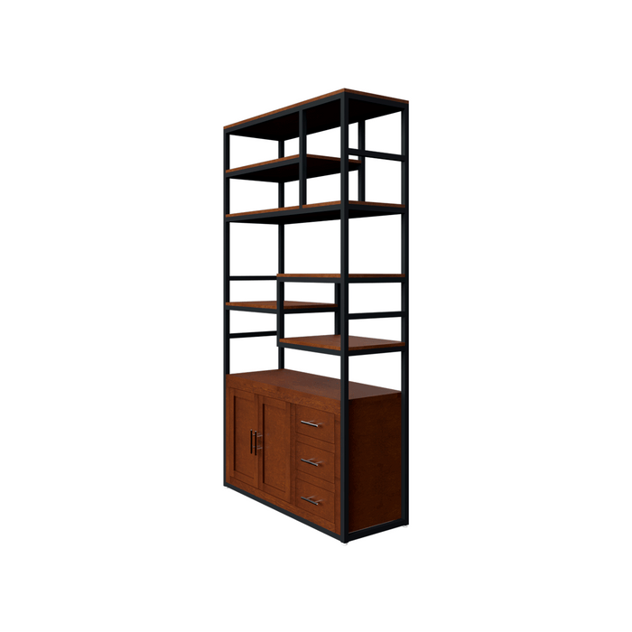 Librero San Francisco Con Credenza