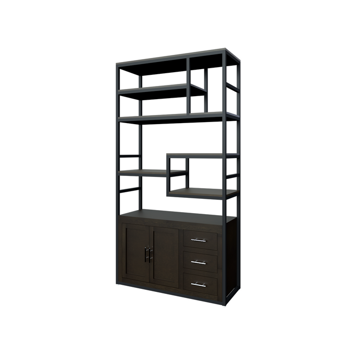 Librero San Francisco Con Credenza