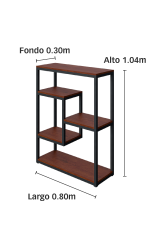 Librero San Francisco bajo 0.80m
