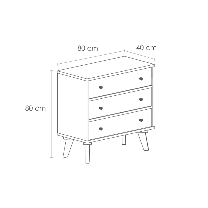 Cómoda 3 cajones Pop  Nórdica Grand Home Café (4497591533615)