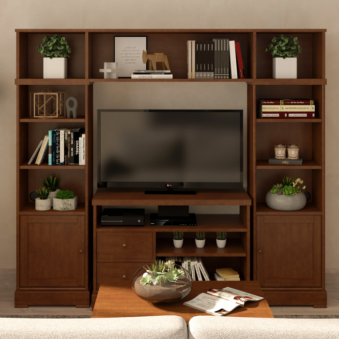 Librero Vera con puerta Cristal