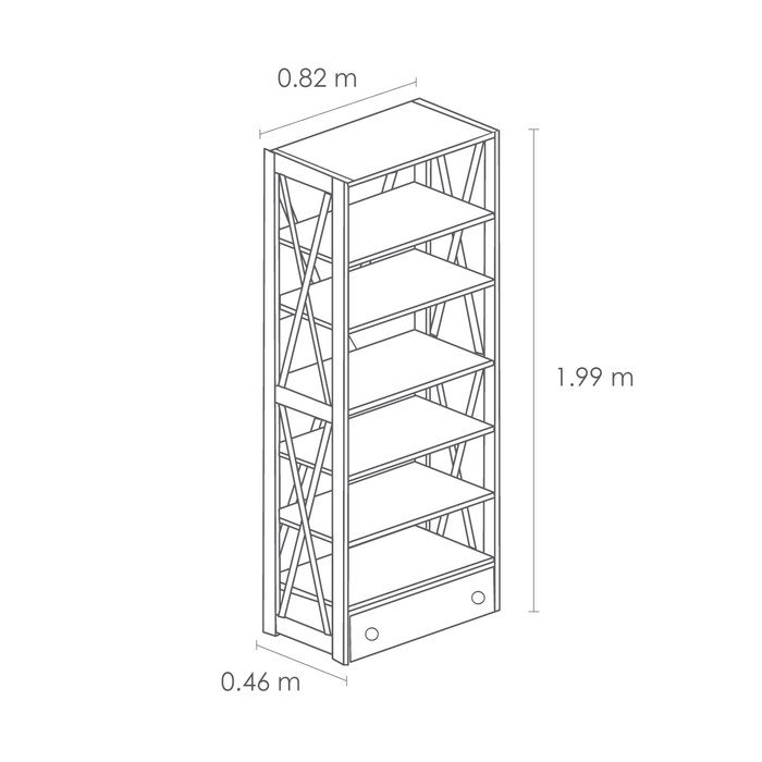 Librero Cima Grand Home Café (4595990003759)