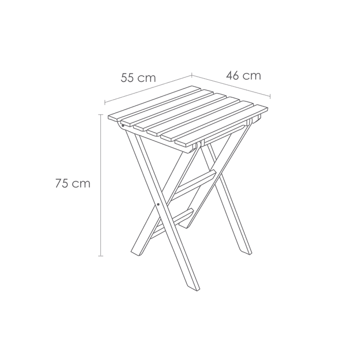 Mesa para Terraza Suny Plegable