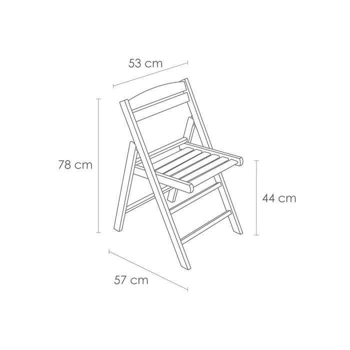 Silla para Terraza Suny Plegable