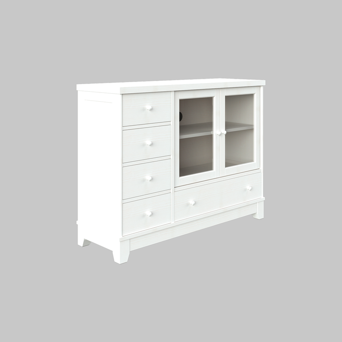 Buffet Ciprés con Puerta de Cristal