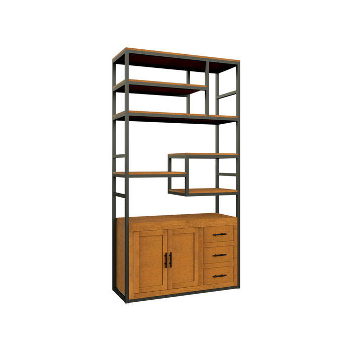 Librero San Francisco Con Credenza