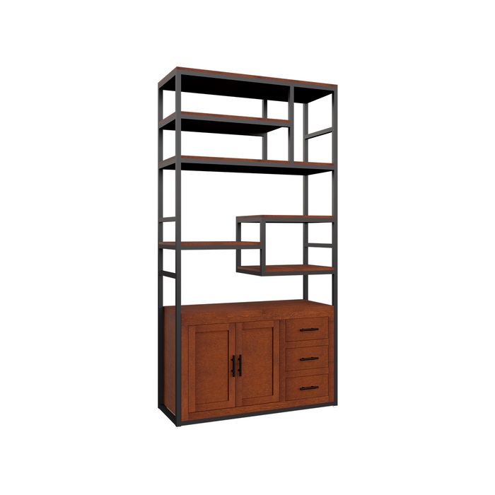 Librero San Francisco Con Credenza