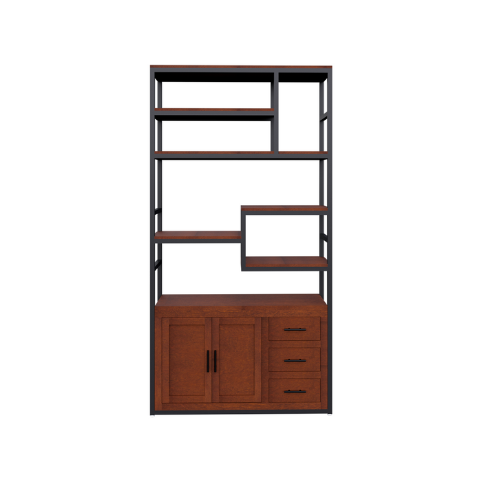 Librero San Francisco Con Credenza