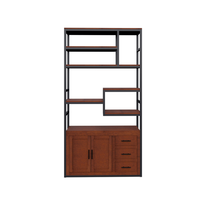 Librero San Francisco Con Credenza