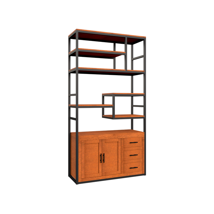 Librero San Francisco Con Credenza