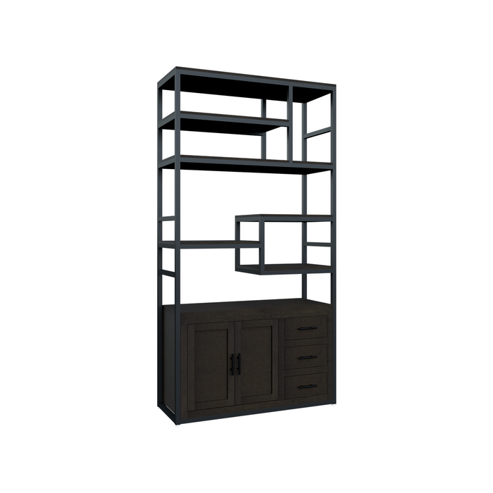 Librero San Francisco Con Credenza