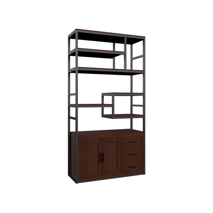 Librero San Francisco Con Credenza