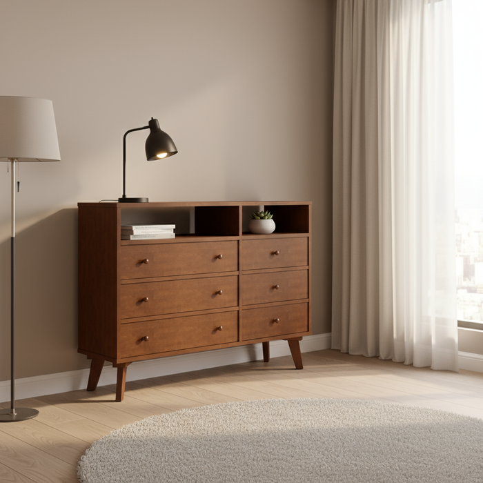 Cómoda 6 Cajones Pop Nórdica